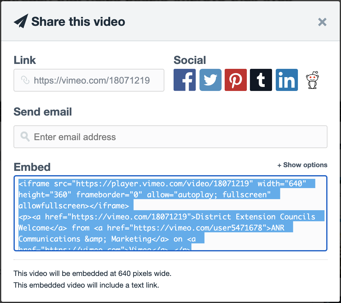 save video from vimeo html inspector