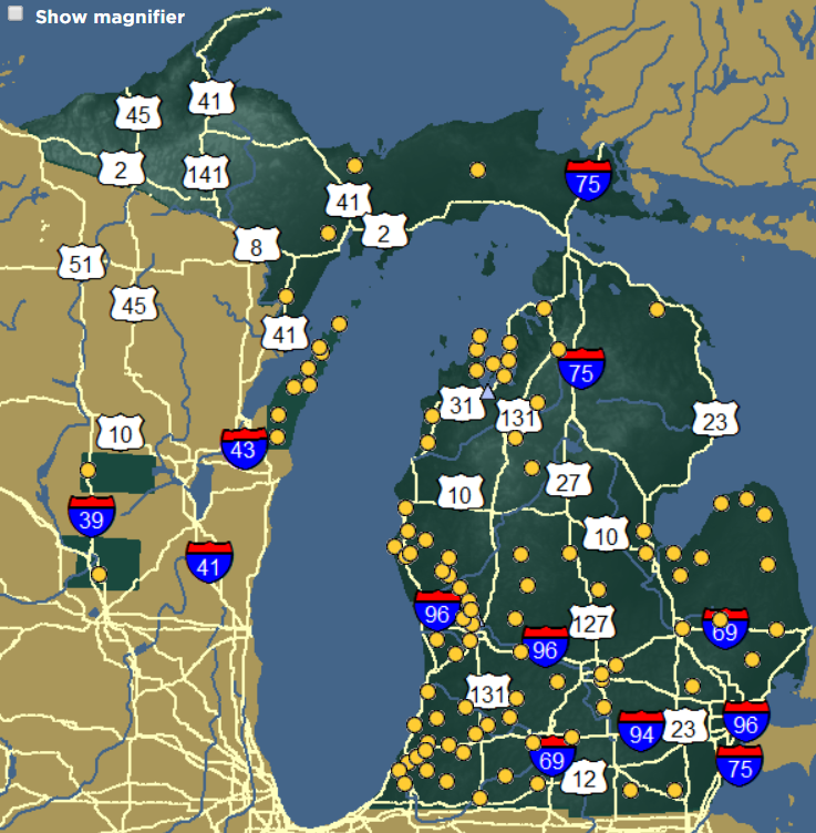 Enviroweather map