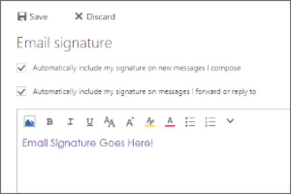 Creating Email Signatures in Spartan Mail Online (Office 365) - ANR ...