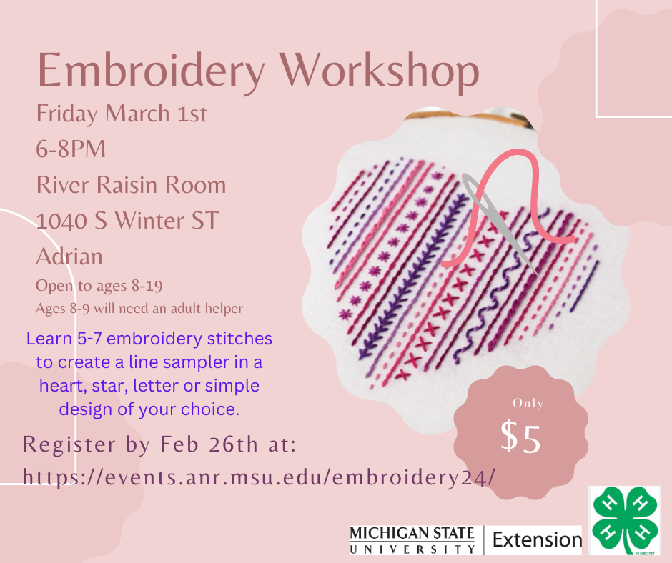 Embroidery Workshop