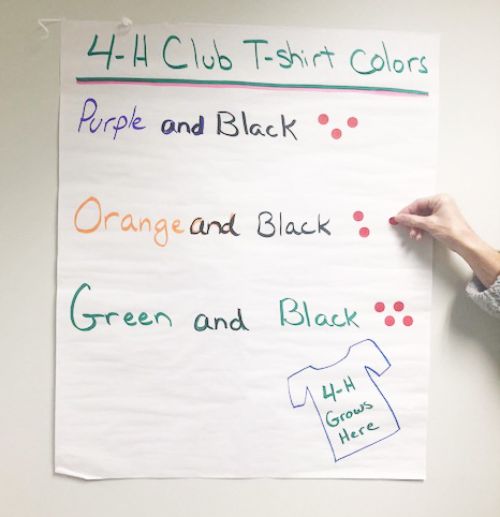How to perfect the facilitation tool, “sticky dot voting” - 4-H