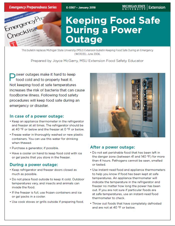Safety in a Power Outage