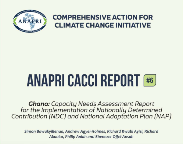 CACCI Report #6: Ghana Capacity Needs Assessment Report for the Implementation of Nationally Determined Contribution (NDC) and National Adaptation Plan