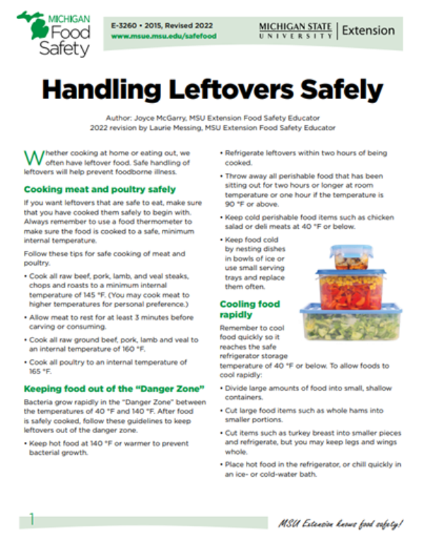 food storage safety posters