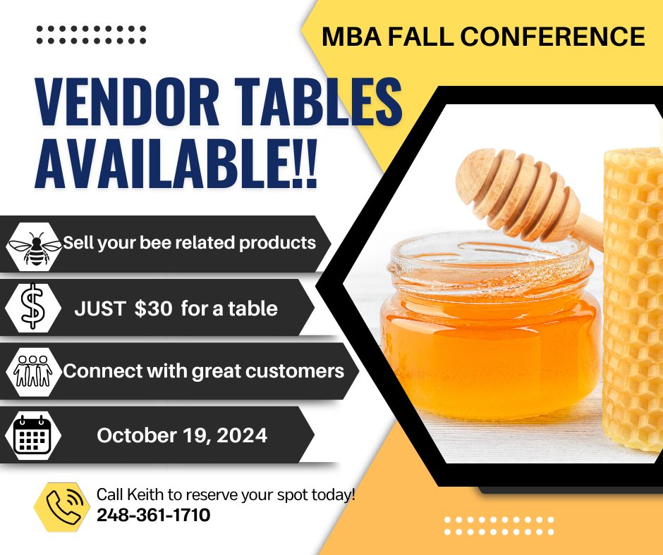 Michigan Beekeepers Affiliation 2024 Fall Convention