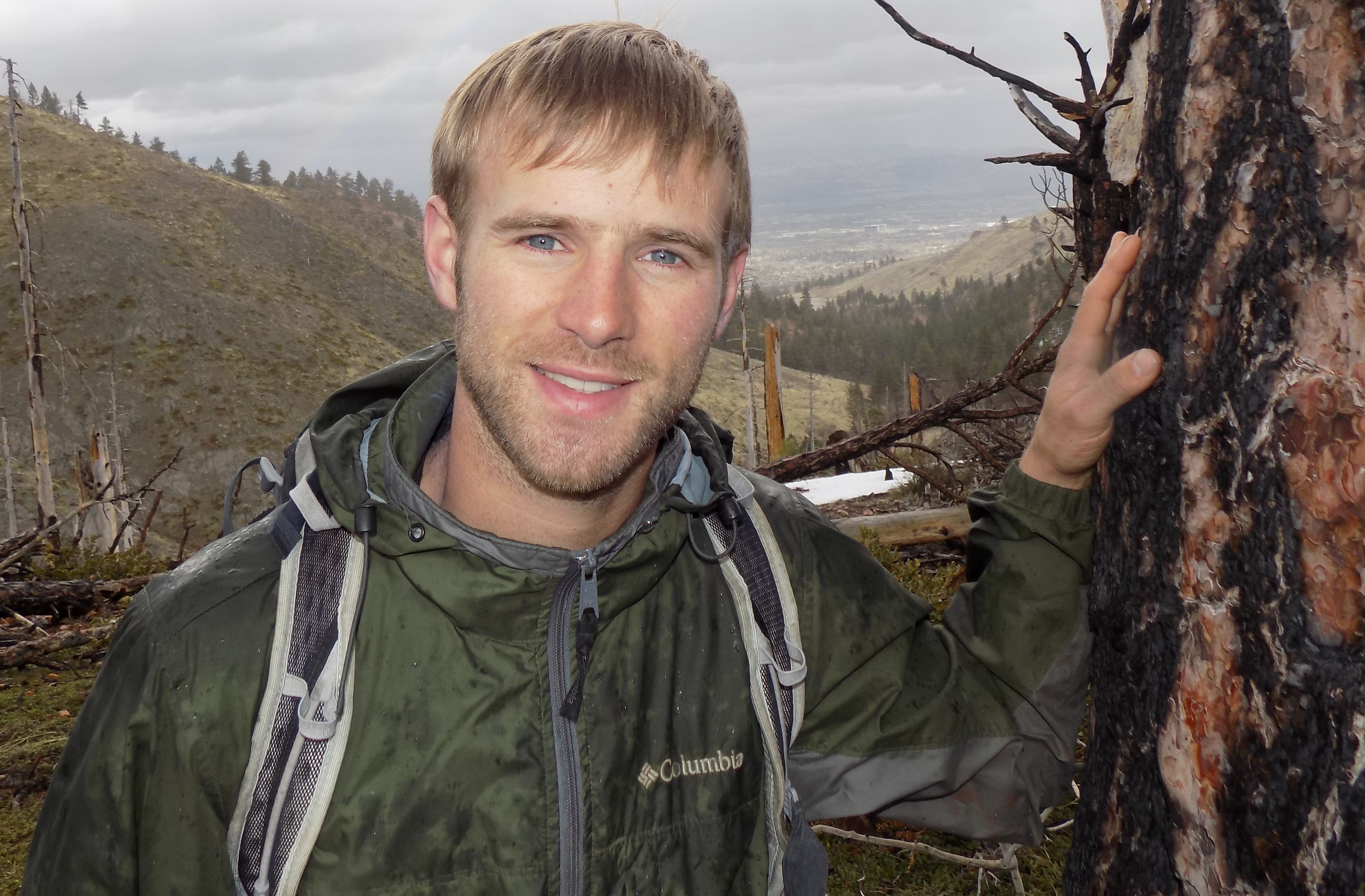 Josh Snook hiking