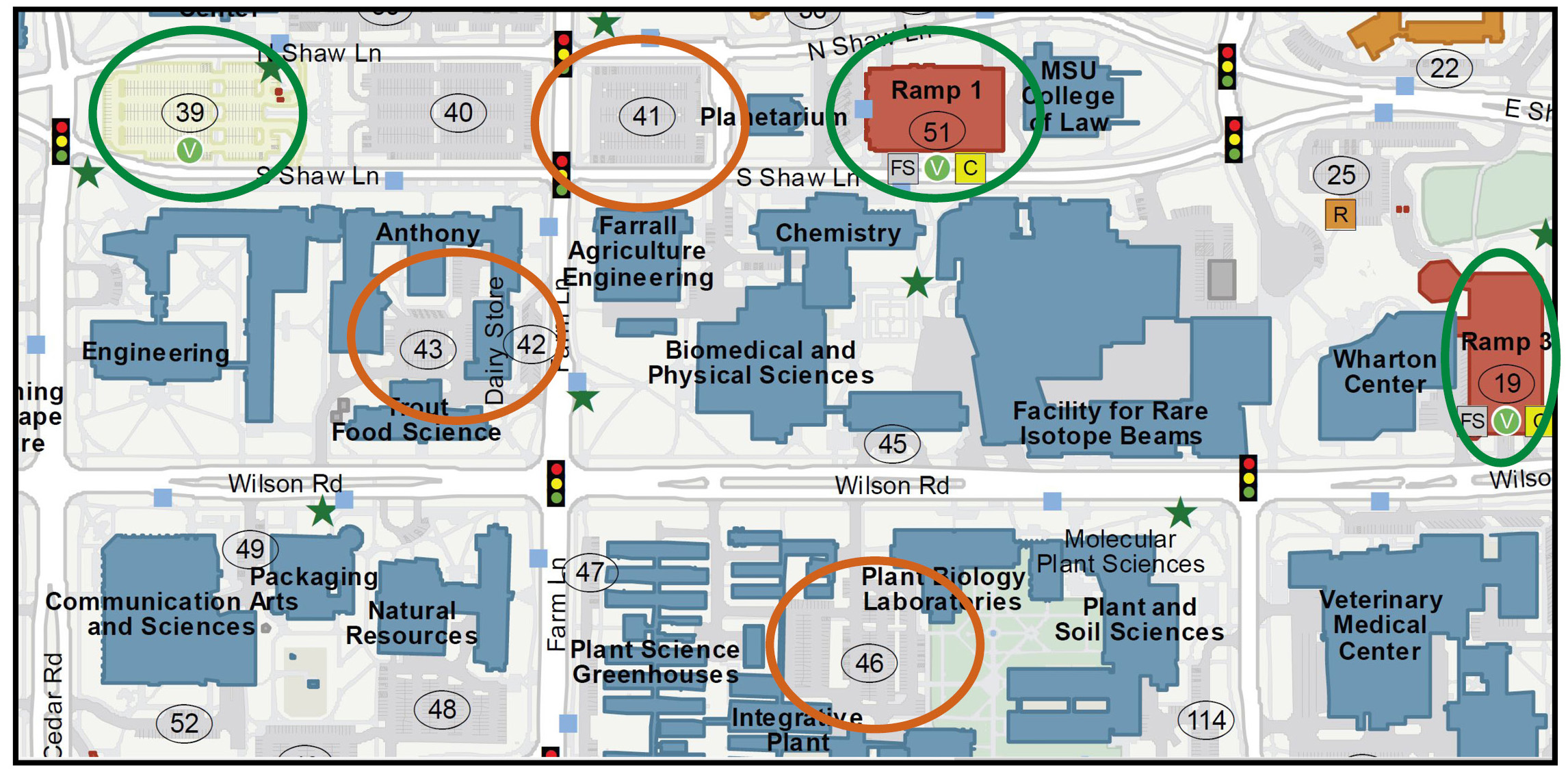 Parking Walking Information 2021 Midwest Microbial