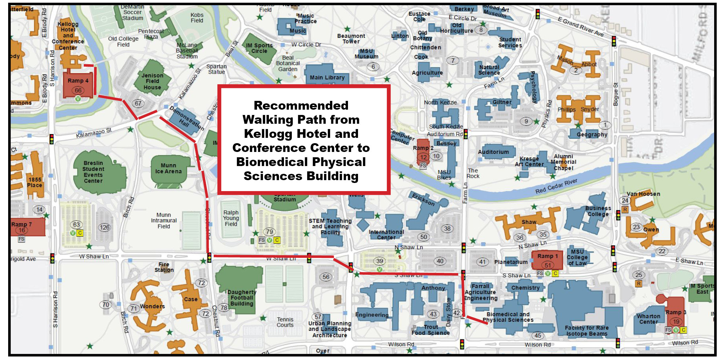 Parking Walking Information 2021 Midwest Microbial