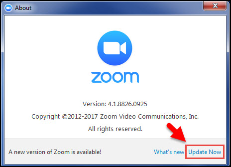 zoom update windows