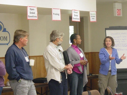 “Learning Basic Facilitation Techniques”, photo by Dr. Lela Vandenberg, MSUE Professional Development Specialist