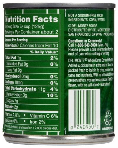 What's the difference between low sodium, no added salt and regular canned  food? - MSU Extension